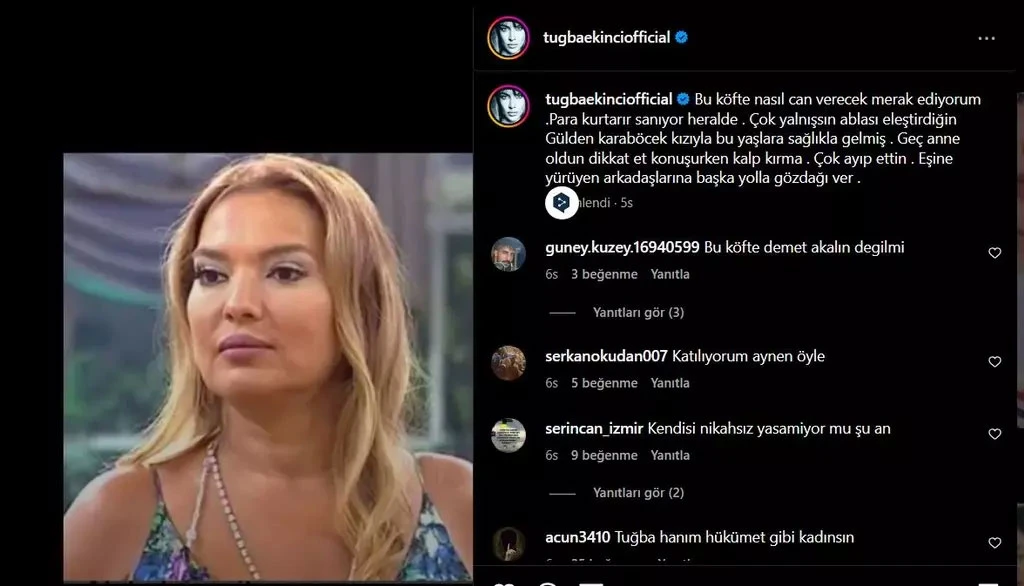 tuba ekinci demet akalin in gulden karaboceyorumuna sinirlendi 2
