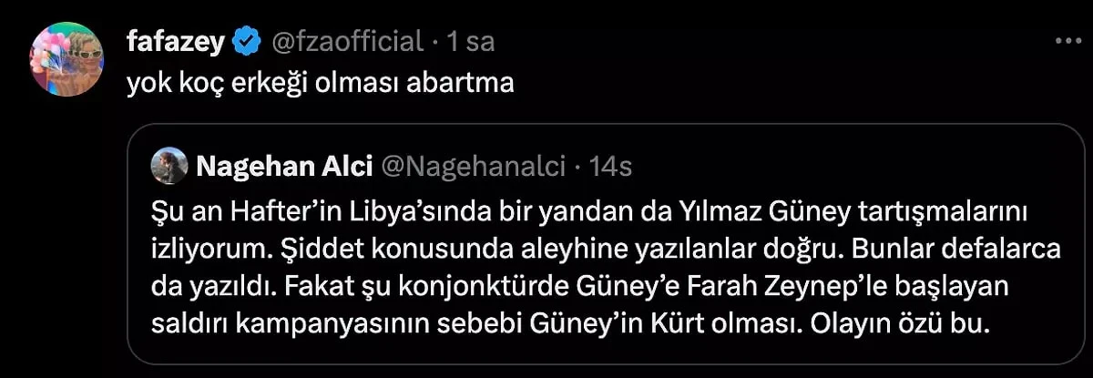 yilmaz guney yorumu farah zeynep abdullah in basina dert oldu 7