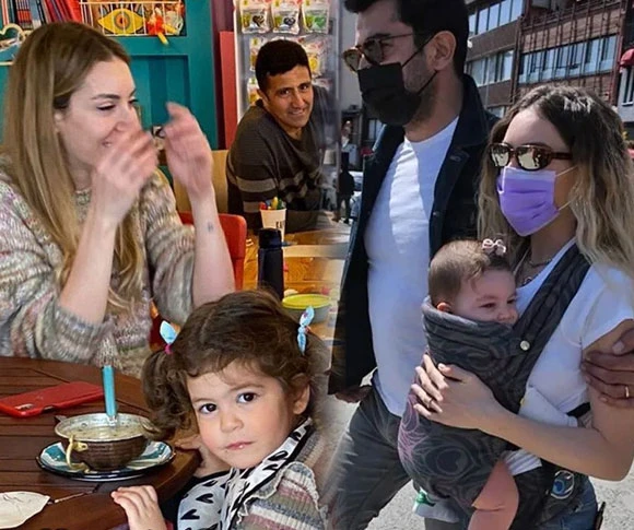 sinem kobal ve kenan imirzalioglu nun kizlari lalin buyudu oyun okulunda goruntulendi manset 2