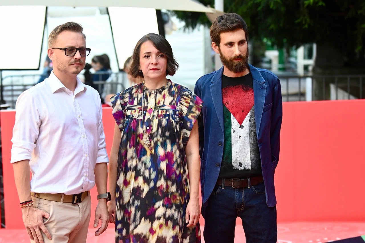 aa 20240821 35457651 35457649 saraybosna film festivalinde kirmizi halida filistin bayragi tasindi