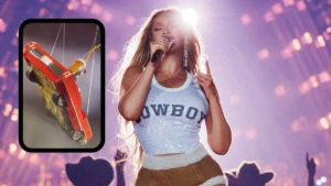Beyonce Houston konserinde yürekleri ağza getiren anlar!