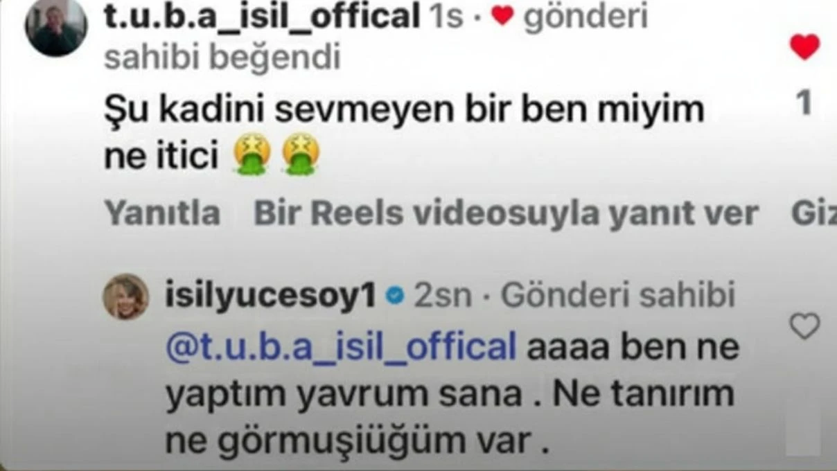 Işıl Yücesoy’dan takipçisinin kötü yorumuna cevap! 