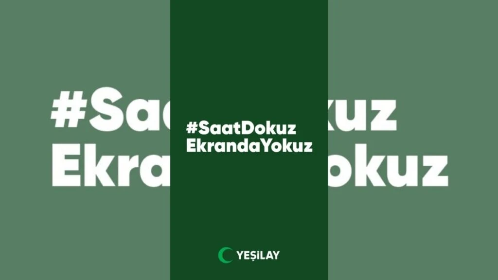 YEŞİLAY’DAN EKRAN BAĞIMLILIĞINA KARŞI FARKINDALIK KAMPANYASI: SAAT DOKUZ, EKRANDA YOKUZ