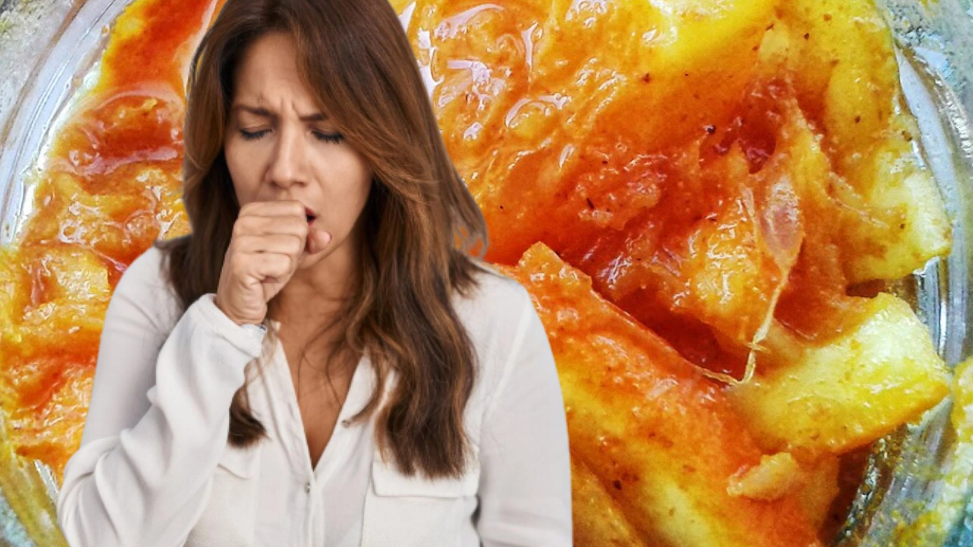 Kuru öksürük için asırlık şifa! Portakal suyu ve zencefil karışımı