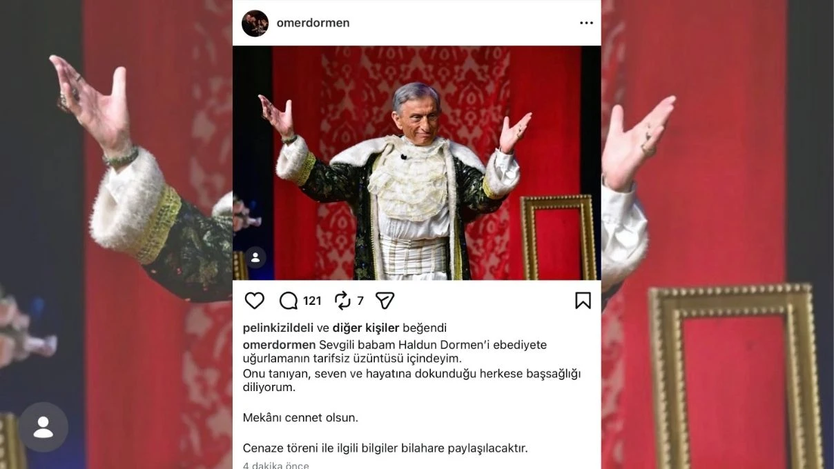 Haldun Dormen cenazesi nerede? Haldun Dormen cenaze programı