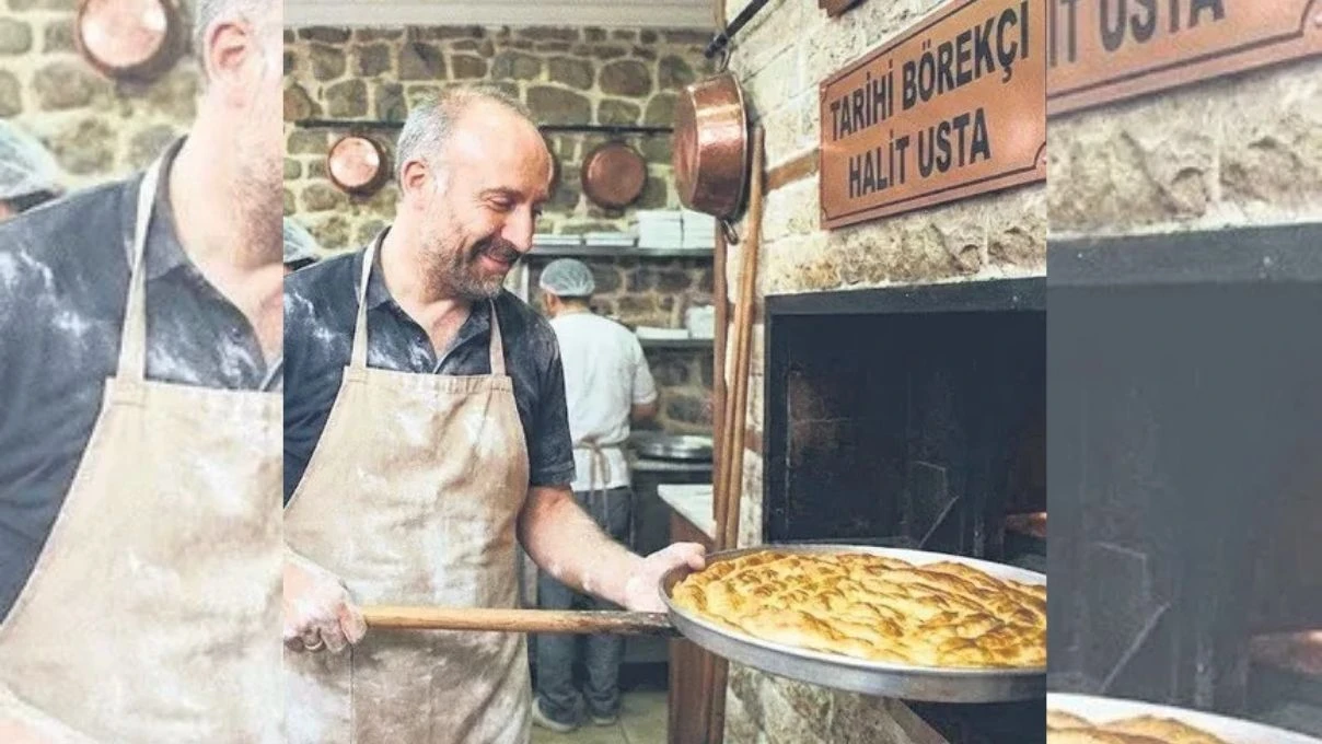 Ünlü oyuncu Halit Ergenç’in ortak olduğu börekçiye Londra’da büyük ilgi! 1 ayda 2 ton börek sattı