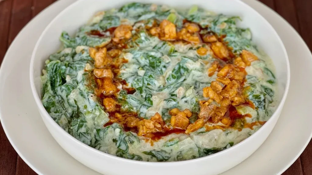 Ister meze ister ana yemek yapin Pazi borani tarifi sofralarinizin yildizi olacak