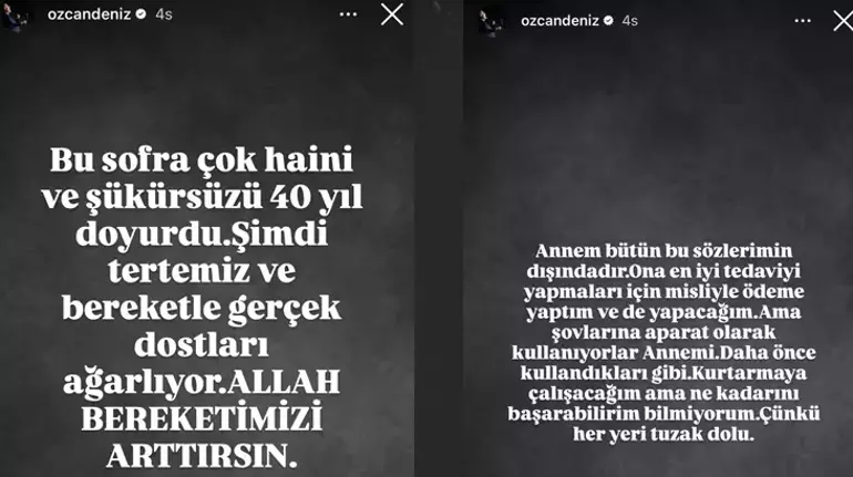 Özcan Deniz açtı ağzını yumdu gözünü! Kanser hastası annesini kullandıklarını söyledi 5 Ozcan Deniz 1