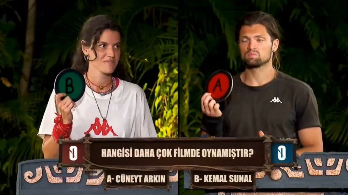 Survivor 2026'da görülmemiş olay! Cüneyt Arkın ve Kemal Sunal sorusu kafa karıştırdı