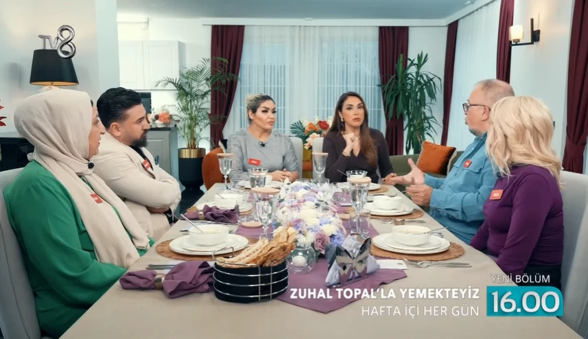 Zuhal Topalla Yemekteyiz Melis Hanim 3