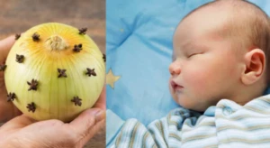 Burnu tıkalı bebekleri çok rahatlatıyor! Soğana karanfil batırmak ne işe yarar, soğan ve karanfilin faydaları neler?