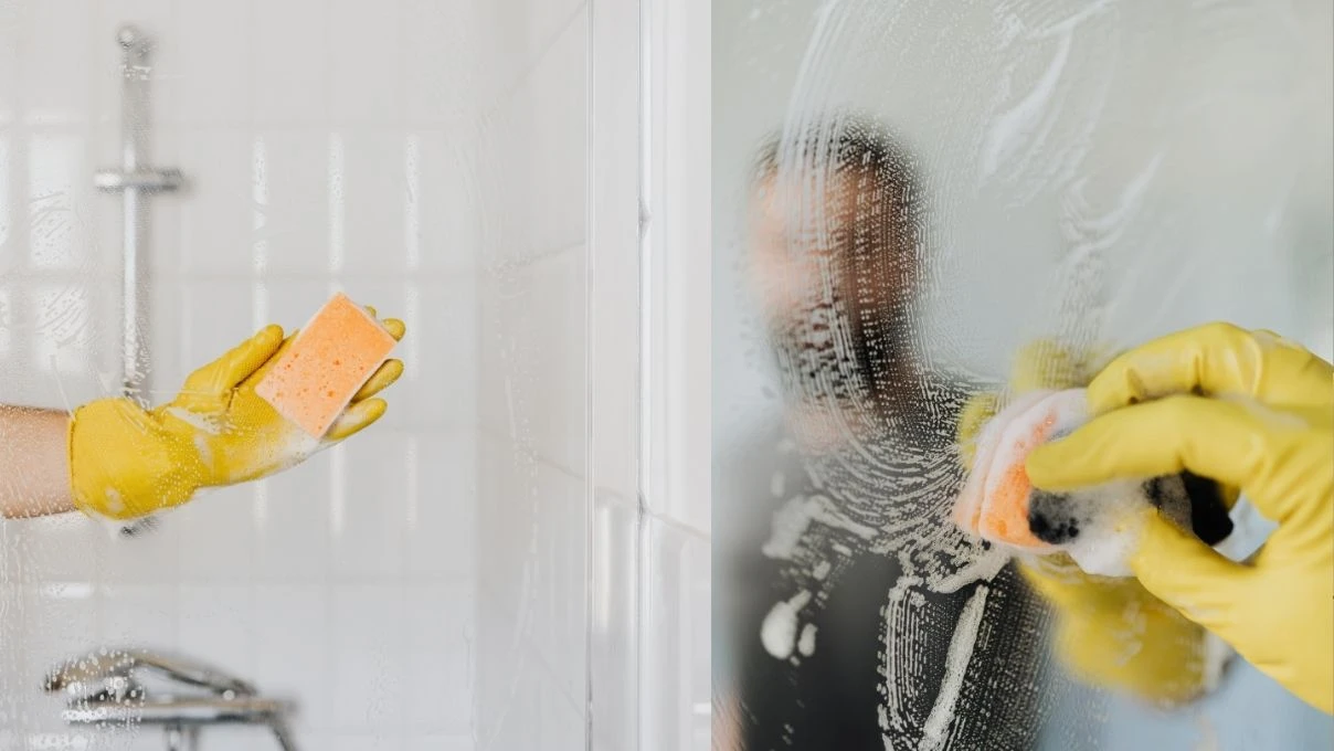 Duşakabinin camlarında tek bir kireç bırakmıyor! Muhteşem asit formülü