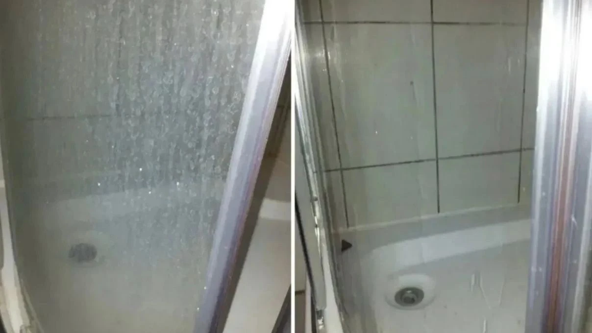 Duşakabinin camlarında tek bir kireç bırakmıyor! Muhteşem asit formülü