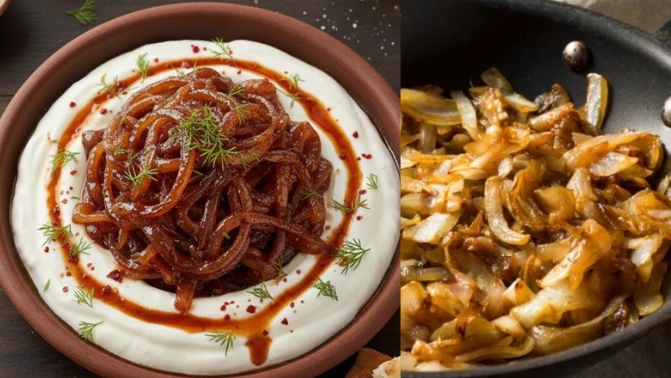 evde karamelize soğan tarifi