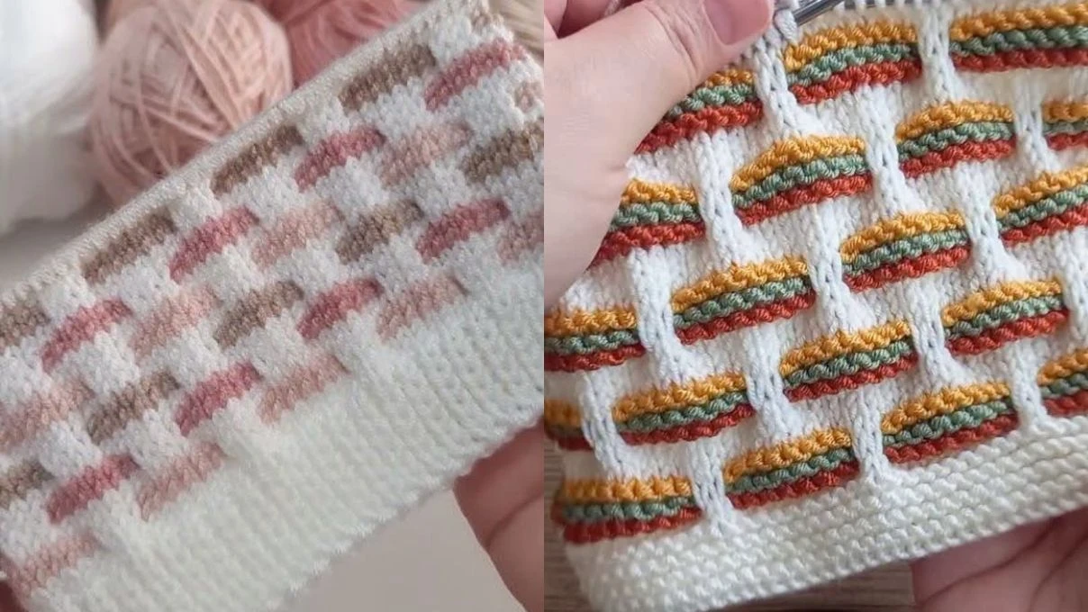 İki renkli bebek yelekleri örgü modelleri 2026!