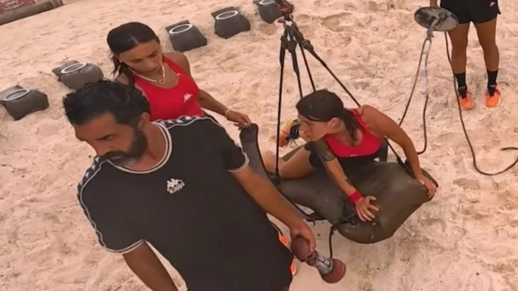 Survivorda Nefise ve Nisa parkurda birbirine girdi Seda Nisanin sirrini ifsa etti