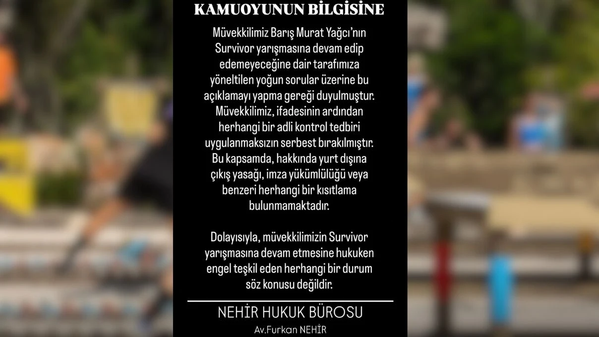 baris murat yagcinin avukatindan aciklama