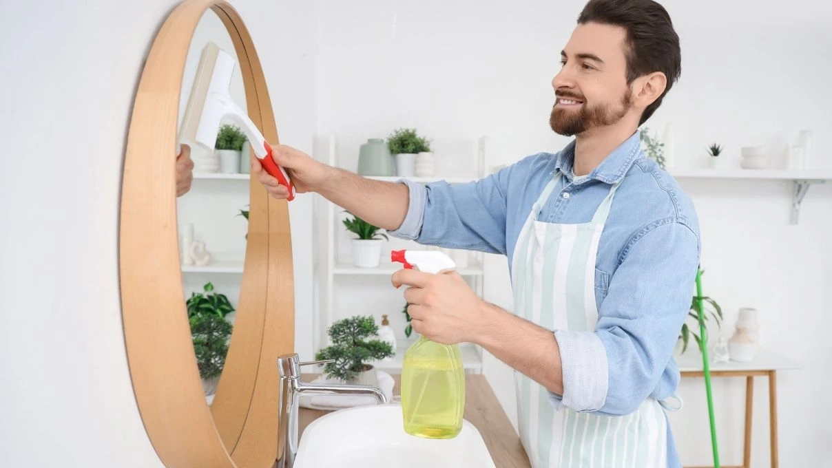 Cam ve aynalarda izi yok eden yöntem! Tozları hayatınızdan çıkartacak karışım