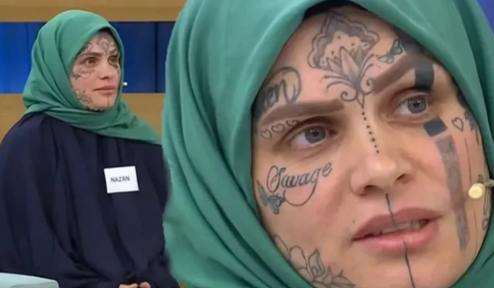 yüzü dövmeli kadın kim