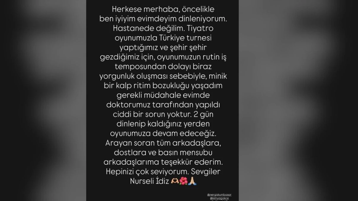 Ünlü sanatçı sevenlerini korkutmuştu! Nurseli İdiz sağlık durumuna ilişkin açıklama 4 nurseli idiz saglik durumu
