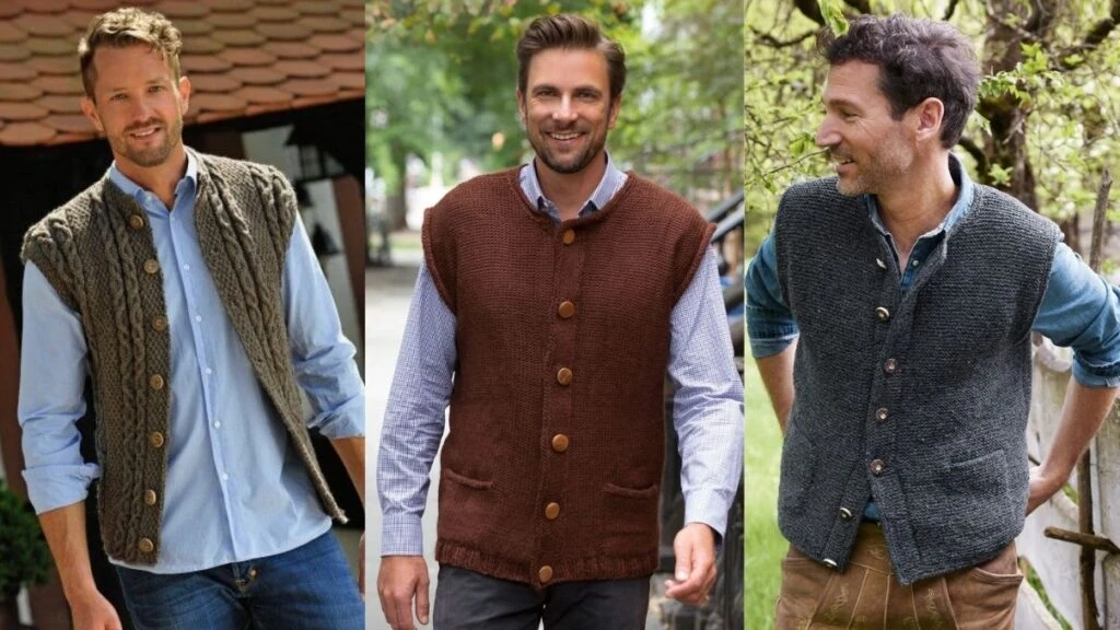 En kolay erkekler için örgü yelek modelleri 2026!