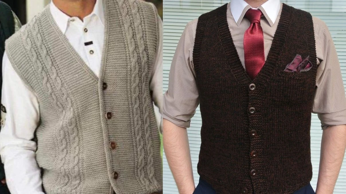 En kolay erkekler için örgü yelek modelleri 2026!
