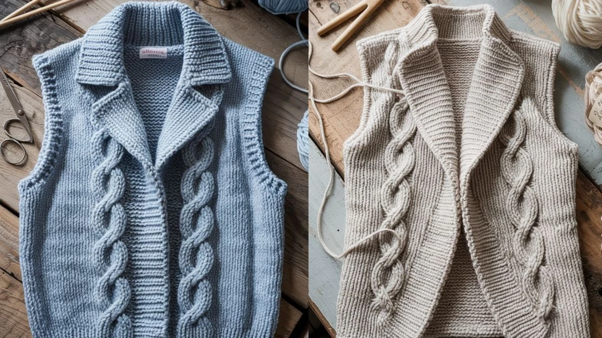 En kolay erkekler için örgü yelek modelleri 2026!