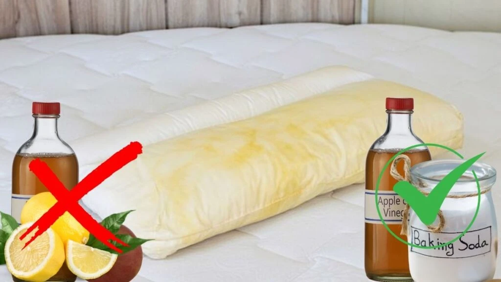 Sararmış yastık yüzleri için! Limon sirke mi, karbonat sirke mi?