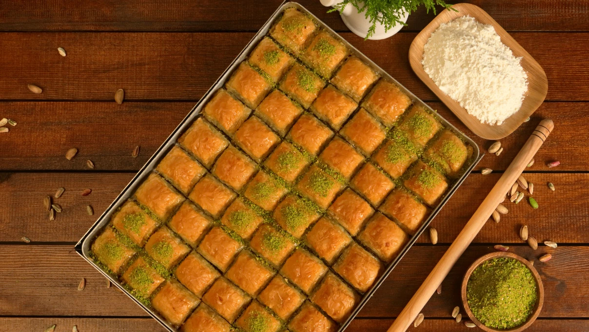 Bayramda yapılacak en hızlı baklava tarifi! Fırınının önceden ısıtın 6 Asli 100 1