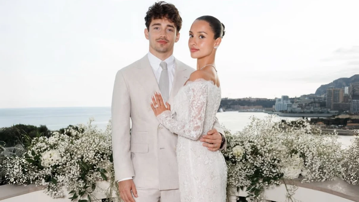 Charles Leclerc ve Alexandra Saint Mleux dünyaevine girdi! Ferrari pilotunun masalsı düğün 4 Asli 62