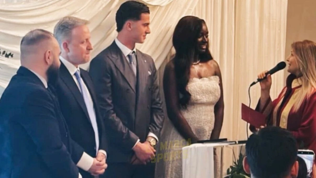 Bertuğ Yıldırım sevgilisi Oriana Gomes ile dünyaevine girdi! Nikahtan ilk kare yayınlandı