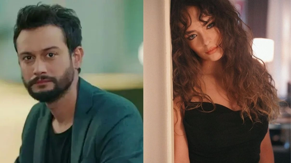 Cennetin Cocuklari dizisinin basrol oyunculari Buse Meral ve Burak Serdar Sanal oldu