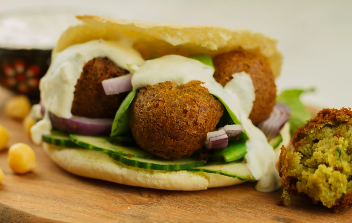 Zelfgemaakte falafel 3