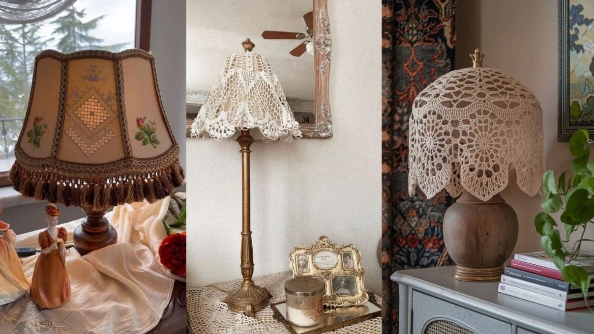 Sosyal medyada viral olan örgü abajur modelleri 2026!