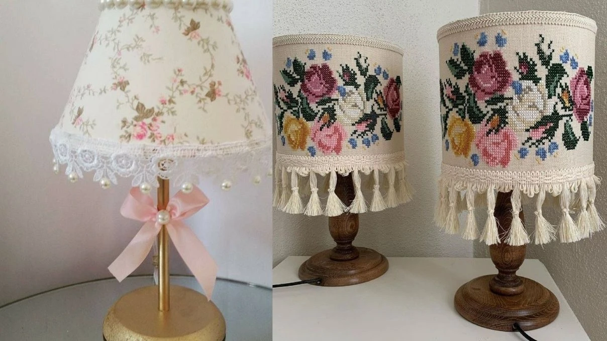 Sosyal medyada viral olan örgü abajur modelleri 2026!