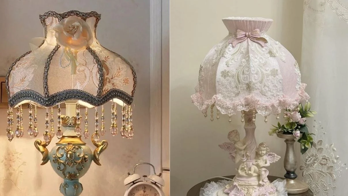 Sosyal medyada viral olan örgü abajur modelleri 2026!