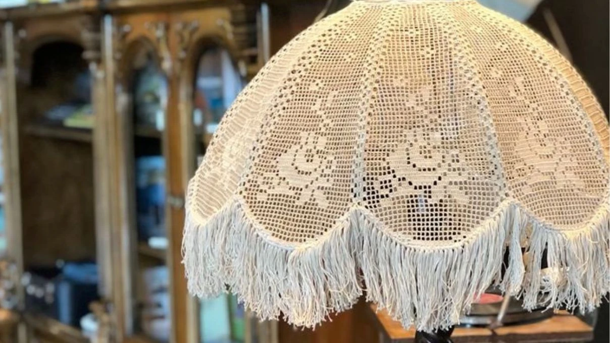 Sosyal medyada viral olan örgü abajur modelleri 2026!