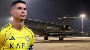 Cristiano Ronaldo 73 milyon dolarlık özel jeti ile kaçtı!