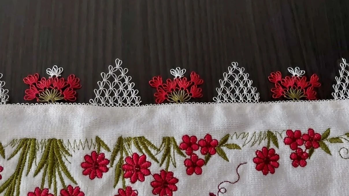 Havlu kenarlarında şıklığı artıracak tığlı örgü modelleri 2026!