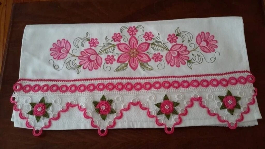 Havlu kenarlarında şıklığı artıracak tığlı örgü modelleri 2026!