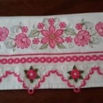 Havlu kenarlarında şıklığı artıracak tığlı örgü modelleri 2026!