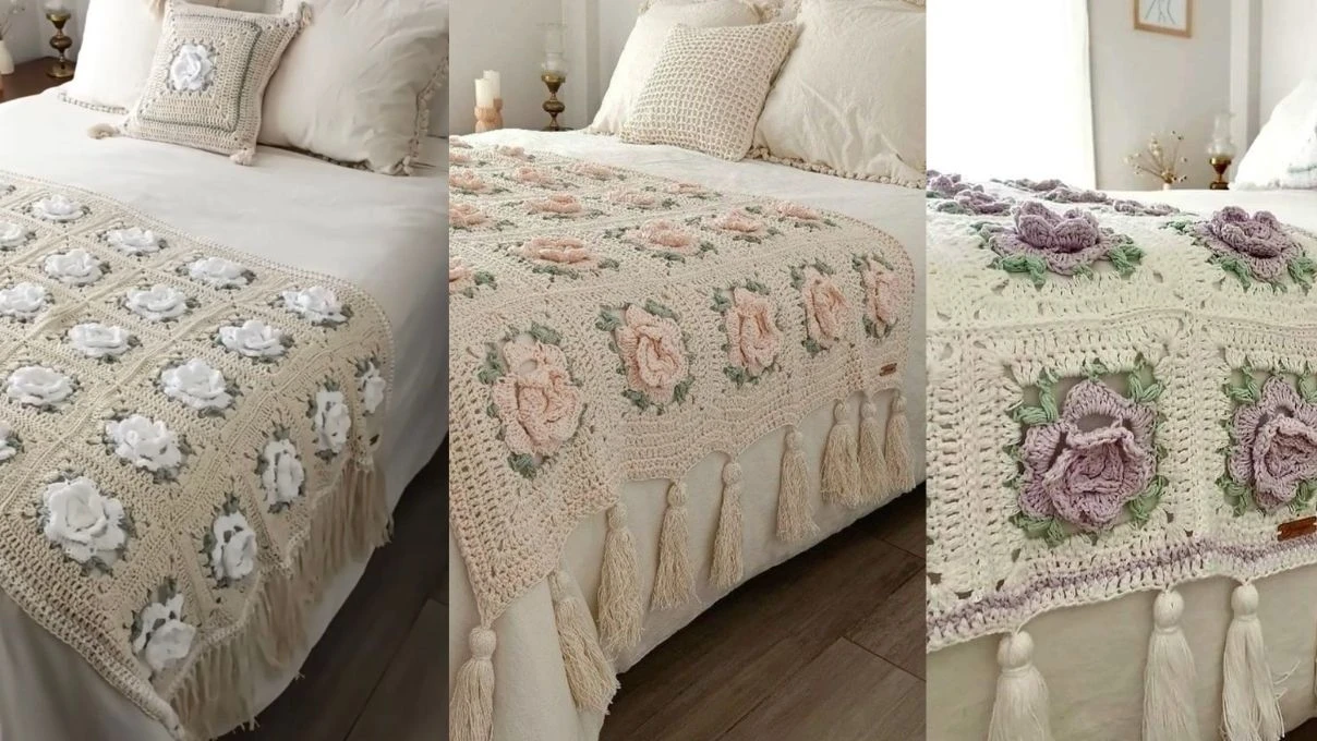 Evinizin şıklığını artıracak örgü kanepe şal modelleri 2026! 