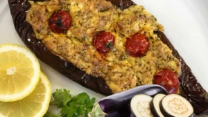 Tulum peynirli köz patlıcan