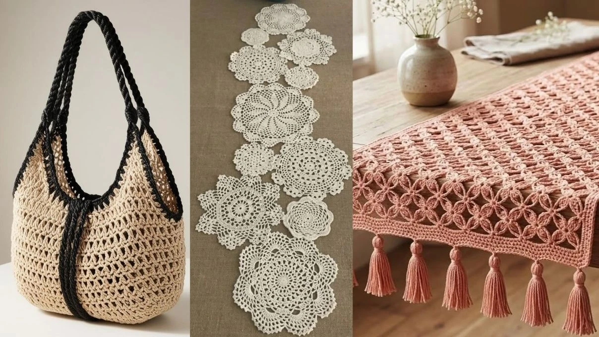 Dantel örgüler evimizde değil artık her yerde! 2026 dantel örgü modası