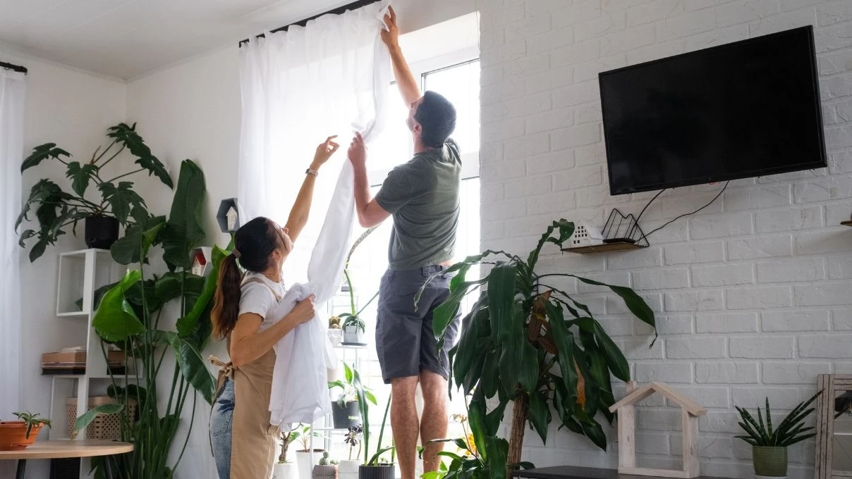 Ütü gerektirmeden perde yıkama tüyosu! Makine ayarlarını sıfırlayın