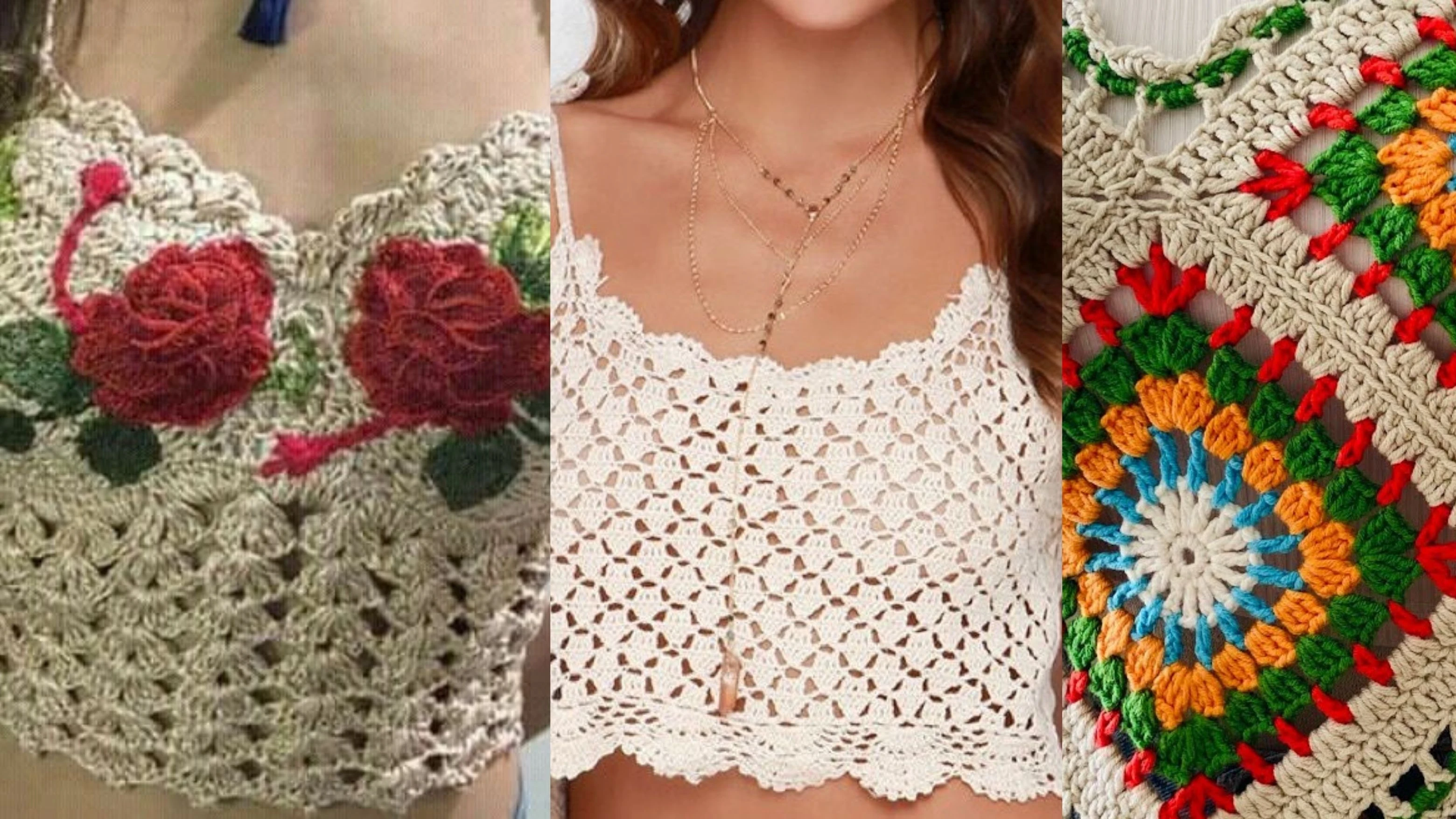 Tığ işi crop top yeniden moda oldu 2026!