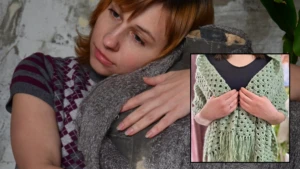 Omuz örgü şal modelleriyle şıklığınızı artırın