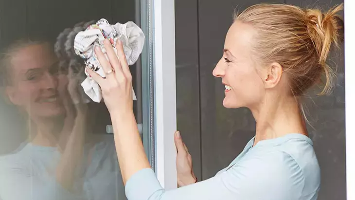 Bir eski gazete sayfası bir sirkeli su! İşte aynalar ve camların en eski temizlik yöntemi 5 gazete 2