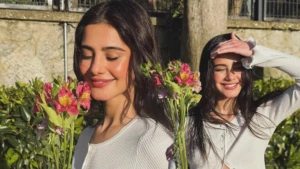 Oyuncu Helin Kandemir doğal tavrıyla beğeni topladı! Hayranıyla samimi anlar