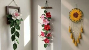 2026 yılının yeni trendi iğne oyalı boncuklu kapı süsleri oldu!